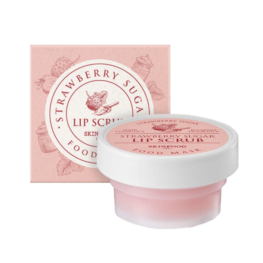 Skinfood strawberry sugar food mask lip scrub 21ml - KBOX