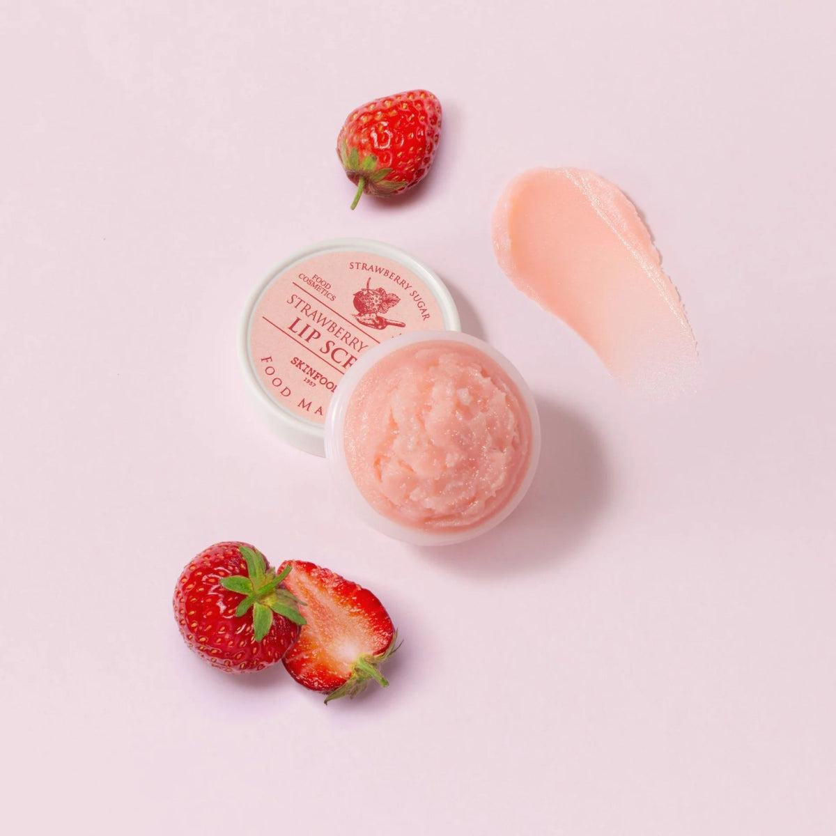 Skinfood strawberry sugar food mask lip scrub 21ml - KBOX