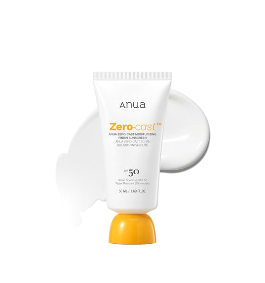 ANUA zero cast moisturizing finish sunscreen 50ml