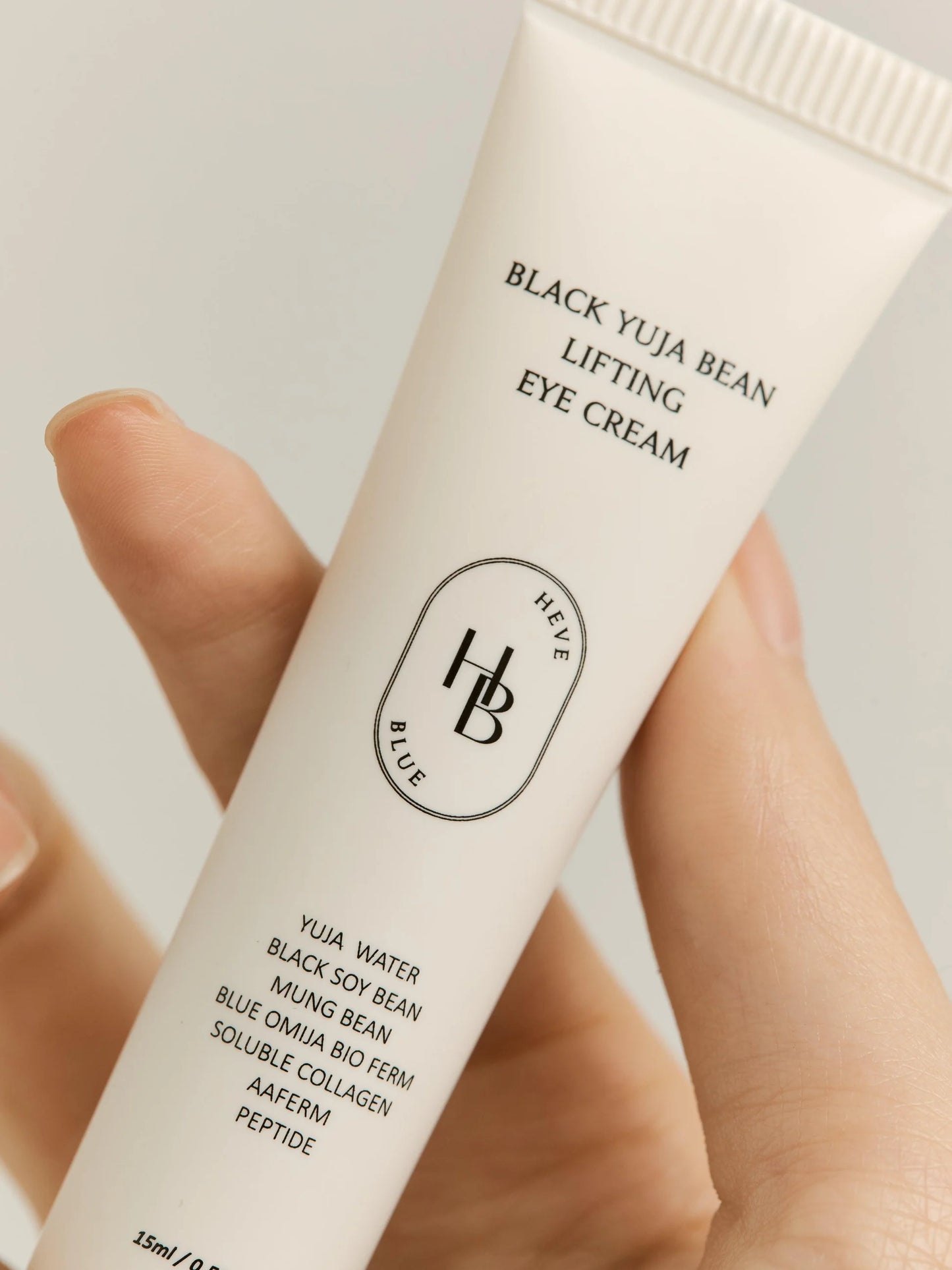 Heveblue black yuja bean lifting eye cream 15ml