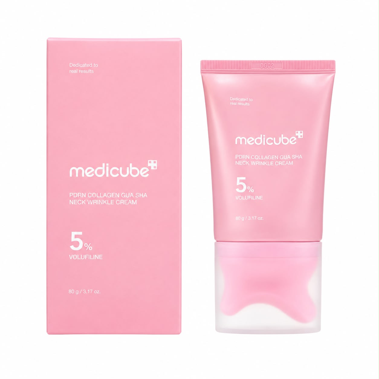Medicube PDRN Collagen Gua Sha Neck Wrinkle Cream 5% Volufiline – Crema para Cuello y Escote 90 g