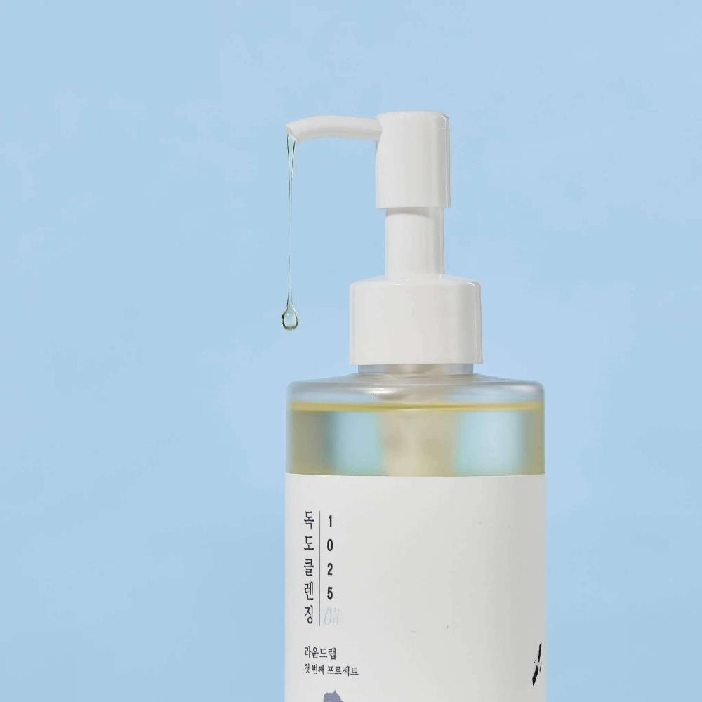 Aceite Limpiador Hidrofílico Round Lab 1025 Dokdo Cleansing Oil - KBOX
