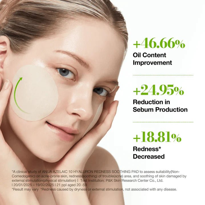 ANUA azelaic acid 10 hyaluron redness soothing pad 230ml (90ea) - KBOX