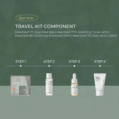 ANUA heartleaf soothing trial kit - KBOX