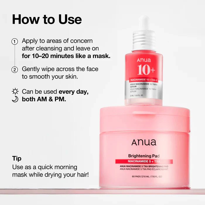 ANUA niacinamide 5 txa brightening pad 210ml (60ea) - KBOX
