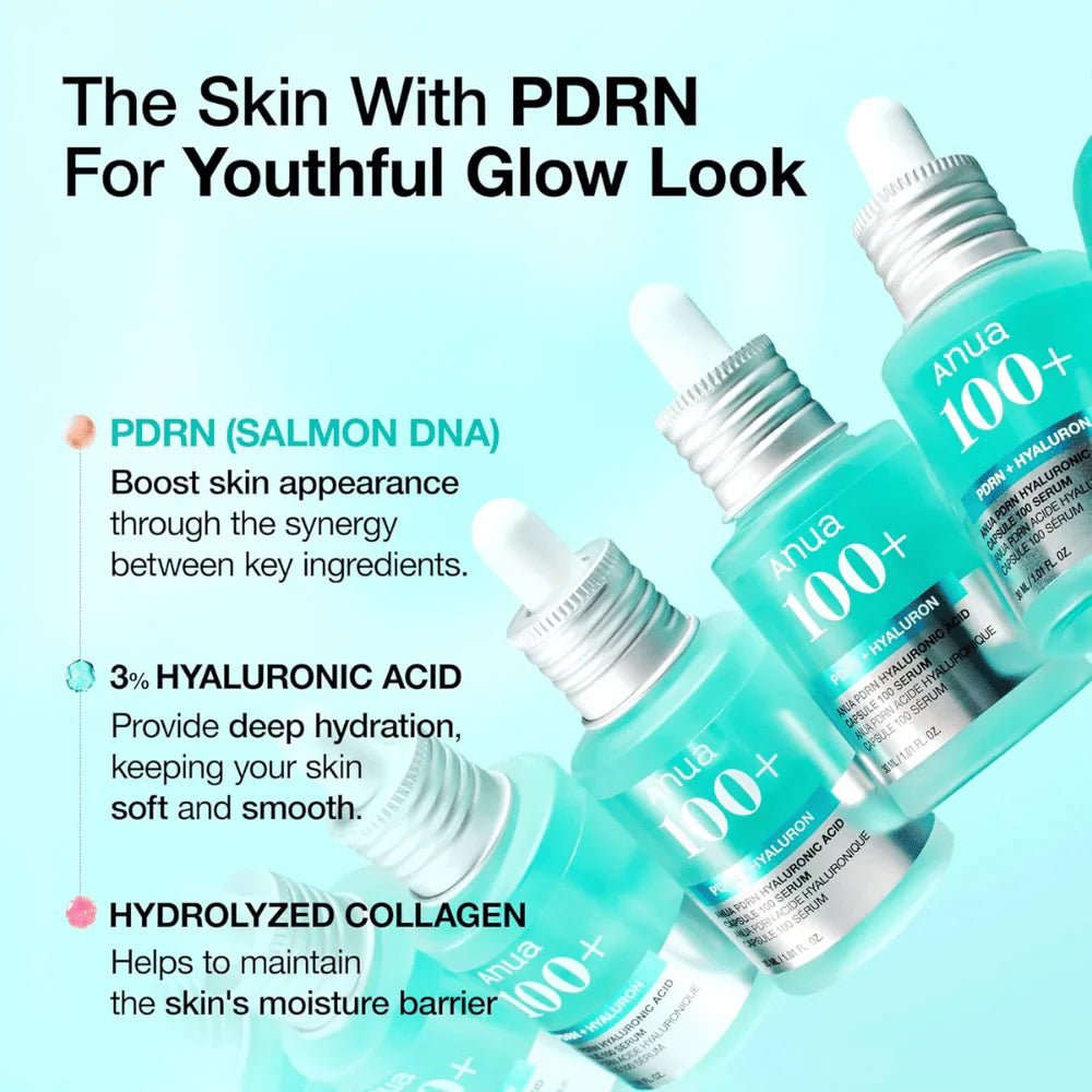 ANUA pdrn hyaluronic acid capsule 100 serum 30ml - KBOX
