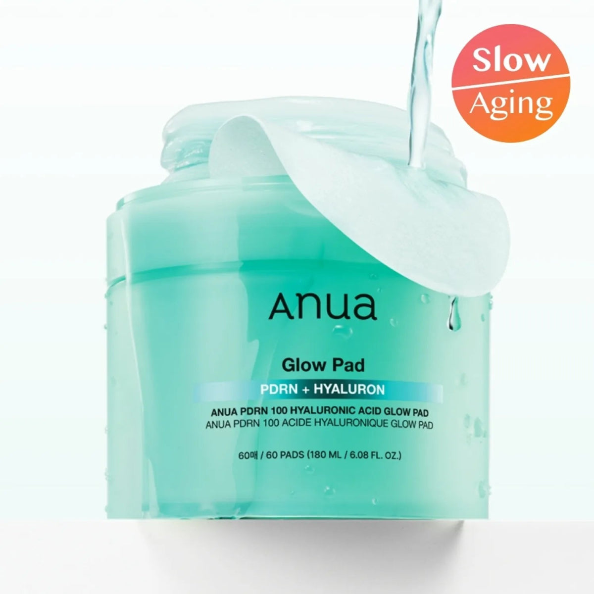 ANUA pdrn hyaluronic glow pad 180ml (60ea) - KBOX