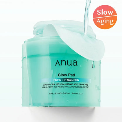 ANUA pdrn hyaluronic glow pad 180ml (60ea) - KBOX