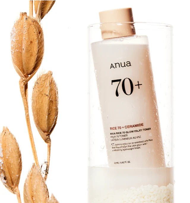ANUA rice 70 glow milky toner 250ml - KBOX