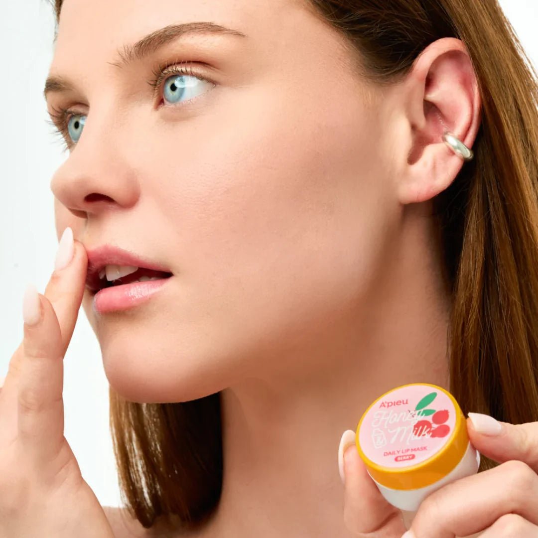 Apieu Honey and Milk Daily Lip Mask - Berry 6g - KBOX