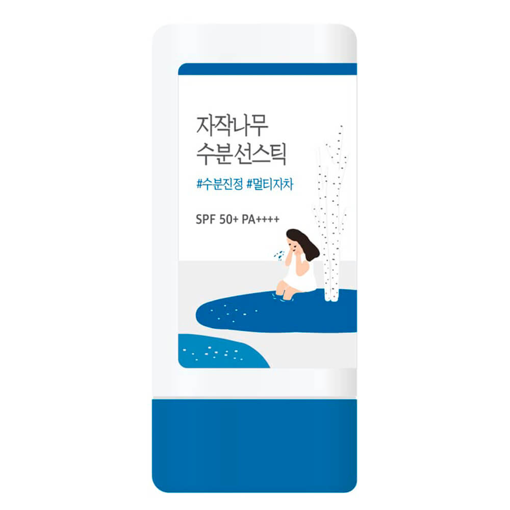 Barra de protección solar con savia de abedul Round Lab Birch Juice Moisturizing Sun Stick SPF50+ PA++++ - KBOX