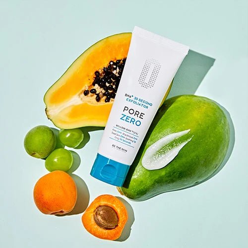 Be The Skin bha+ pore zero 30 second exfoliator 100g - KBOX