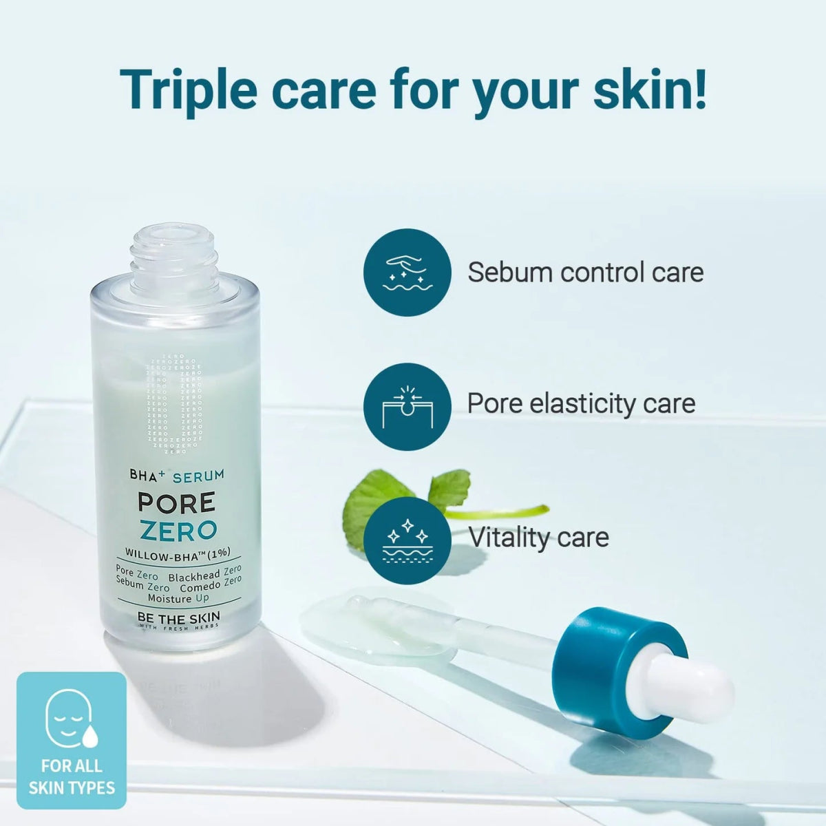 Be The Skin BHA+ PORE ZERO Serum 30ml - KBOX