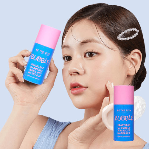 Be The Skin heartleaf o2 bubble wash off mask pack 50g - KBOX