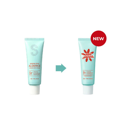 Be The Skin sebum zero aloerice vegan sun cream 50ml spf 50+ pa++++ - KBOX