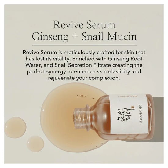 Beauty of Joseon Revive Serum : Ginseng+Snail Mucin 30ml - KBOX