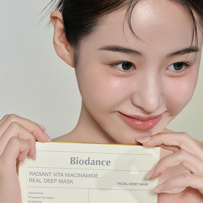Biodance Radiant Vita Niacinamide Real Deep Mask - KBOX