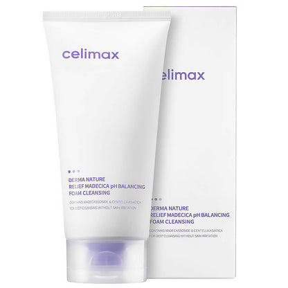 Celimax Derma Nature Relief Madecica pH Balancing Foam Cleansing 150 ml - KBOX