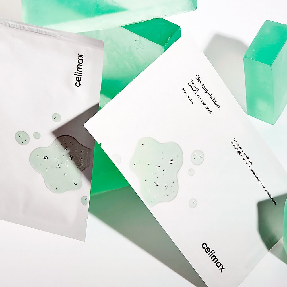 Celimax The Real Cica Calming Ampoule Mask - KBOX