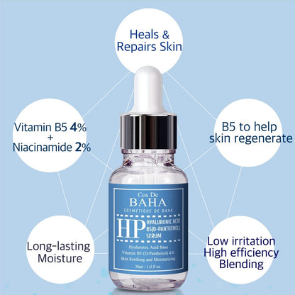COS DE BAHA Hyaluronic+B5 Serum 30ml - KBOX