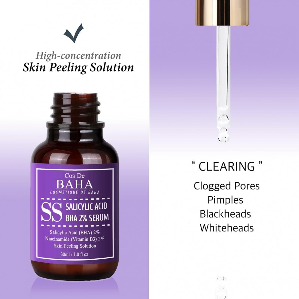 COS DE BAHA Salicylic Acid 2% Serum 30ml - KBOX