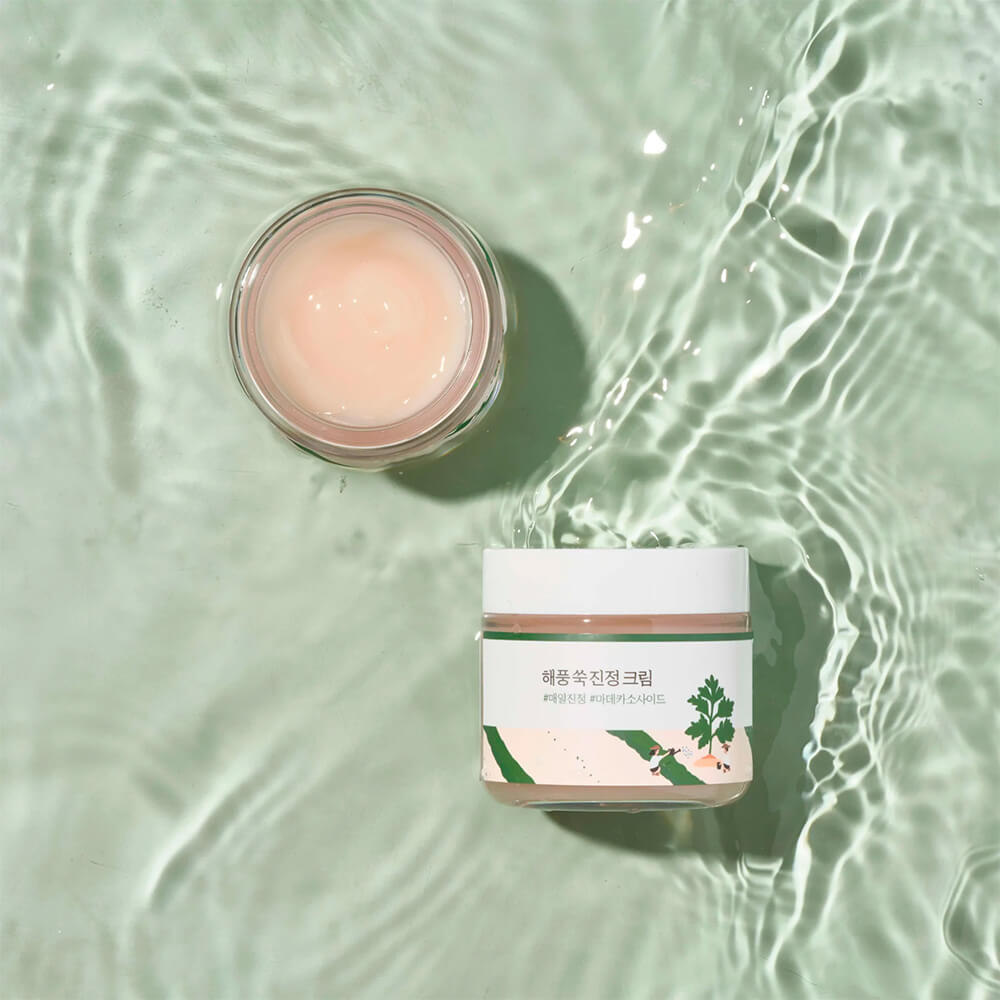 Crema Calmante Round Lab Mugwort Calming Cream - KBOX