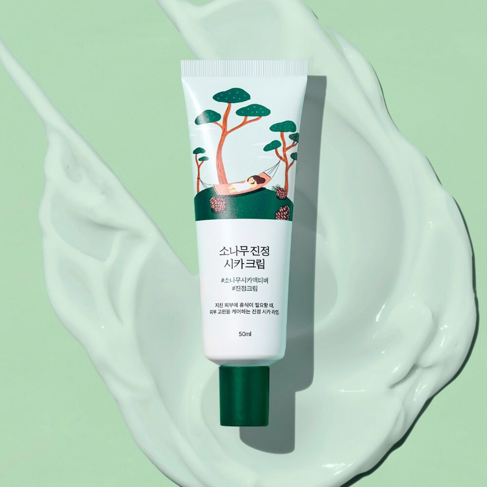 Crema Calmante Round Lab Pine Calming Cica Cream - KBOX