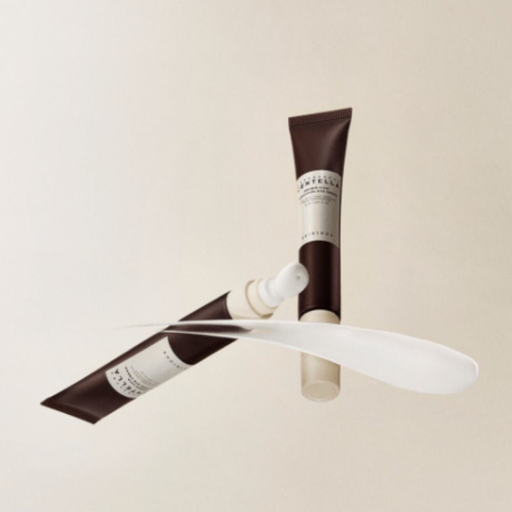 Crema de masaje fortificante para el contorno de ojos SKIN1004 Probio - Cica Bakuchiol Eye Cream - KBOX