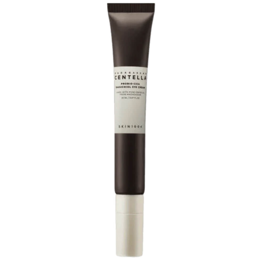 Crema de masaje fortificante para el contorno de ojos SKIN1004 Probio - Cica Bakuchiol Eye Cream - KBOX