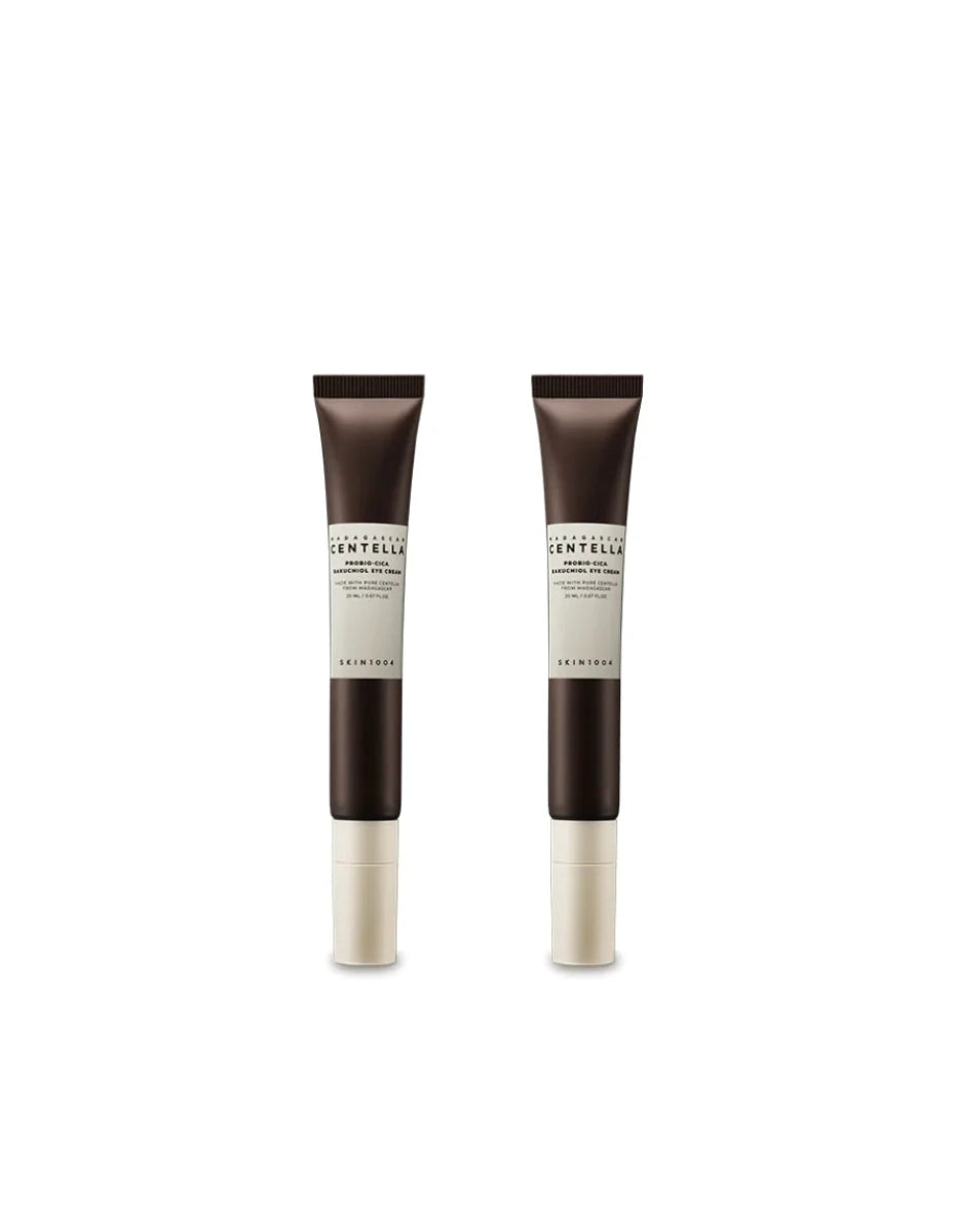 Crema de masaje fortificante para el contorno de ojos SKIN1004 Probio - Cica Bakuchiol Eye Cream - KBOX
