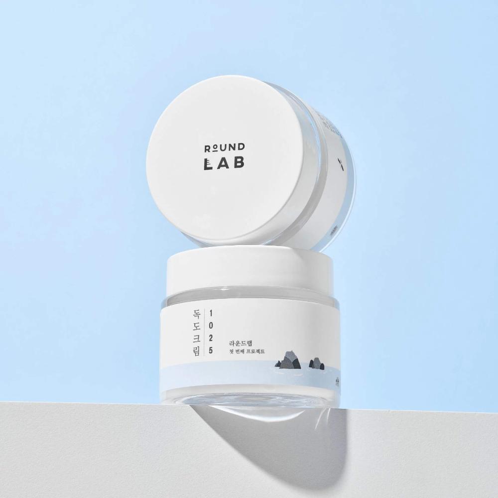 Crema Hidratante con Ceramidas y Agua de Mar Round Lab 1025 Dokdo Cream - KBOX