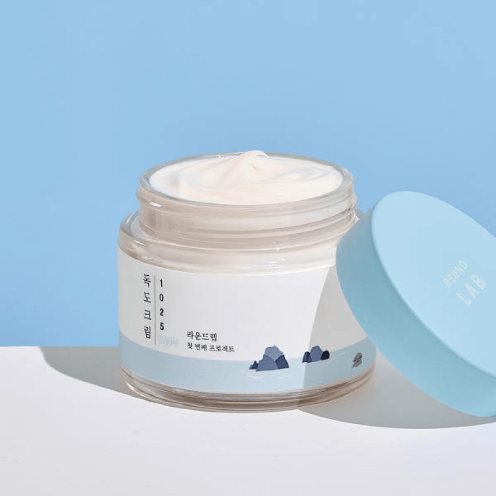 Crema Ligera Hidratante con Complejo de Minerales Round Lab 1025 Dokdo Light Cream - KBOX