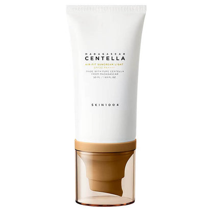 Crema solar con centella asiática SKIN1004 Madagascar Centella Air - Fit Suncream Light SPF30 PA++++ - KBOX