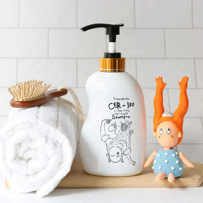Elizavecca cer 100 collagen coating hair muscle shampoo 500ml - KBOX