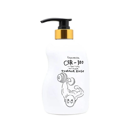 Elizavecca cer 100 collagen coating hair muscle treatment rinse 500ml - KBOX