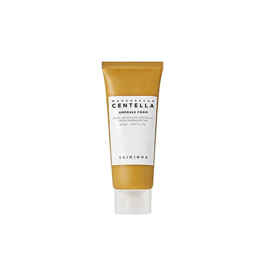 Espuma limpiadora calmante con centella asiática SKIN1004 Madagascar Centella Ampoule Foam - KBOX