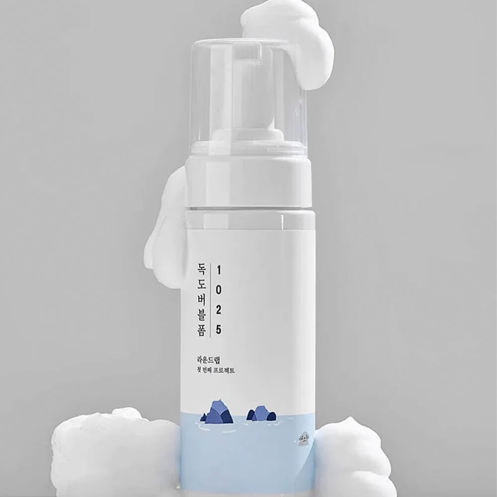 Espuma Limpiadora Round Lab 1025 Dokdo Bubble Foam - KBOX