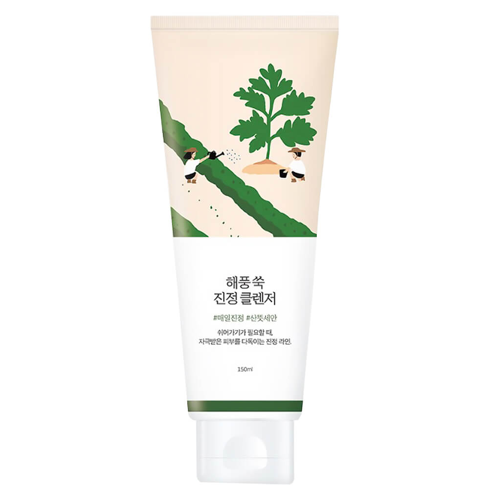 Espuma Limpiadora Round Lab Mugwort Calming Cleanser - KBOX
