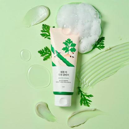 Espuma Limpiadora Round Lab Mugwort Calming Cleanser - KBOX