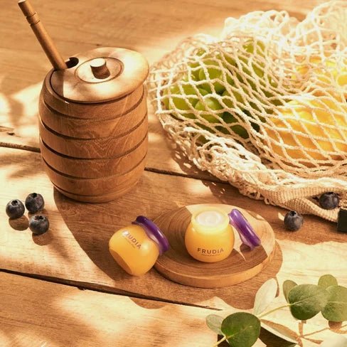 Frudia Blueberry Hydrating Honey Lip Balm 10g - KBOX
