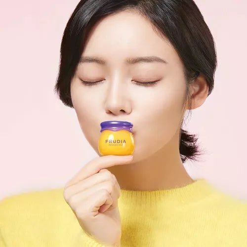 Frudia Blueberry Hydrating Honey Lip Balm 10g - KBOX