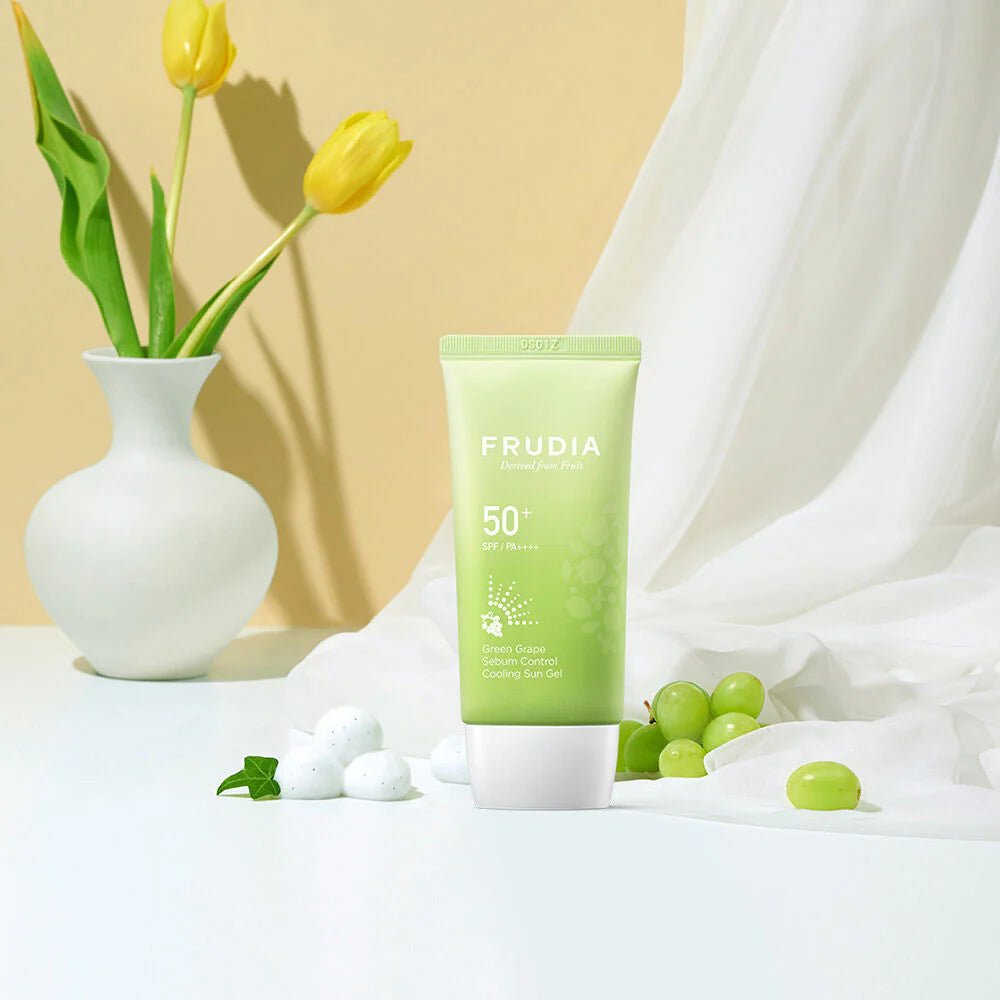 Frudia Green Grape Sebum Control Cooling Sun Gel 50g - KBOX