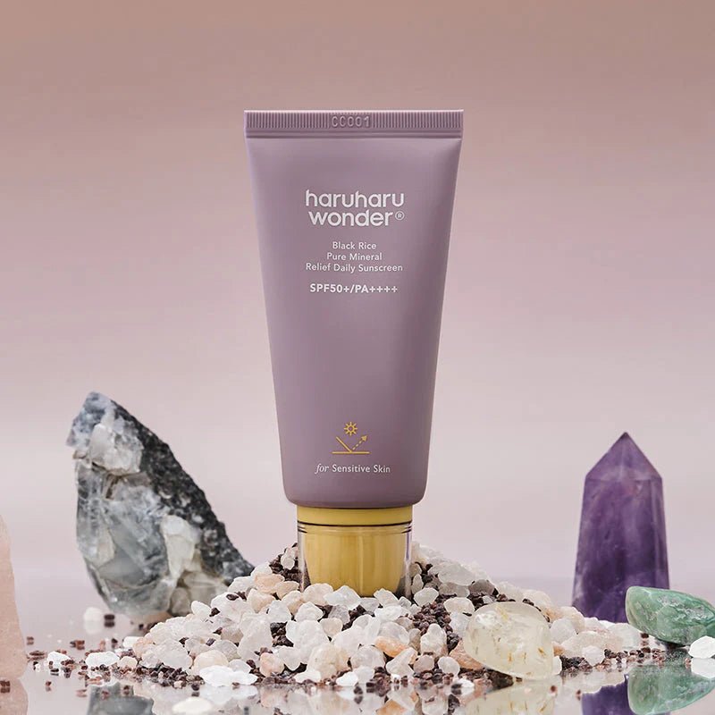 Haruharu wonder Black Rice Pure Mineral Relief Daily Sunscreen 50ml - KBOX