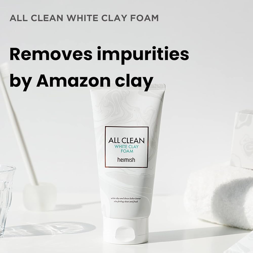 Heimish All Clean White Clay Foam 150g - KBOX