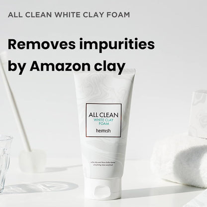 Heimish All Clean White Clay Foam 150g - KBOX