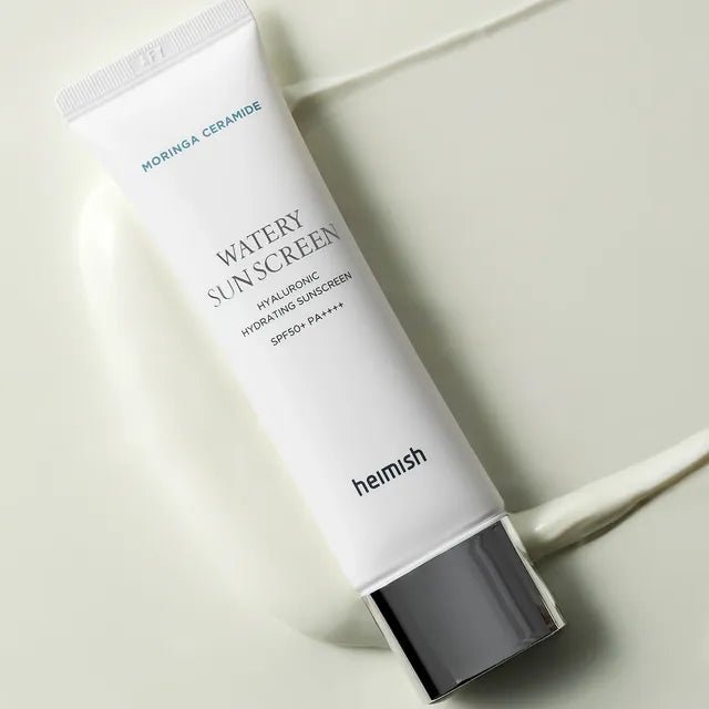 Heimish Moringa Ceramide Hyaluronic Acid Hydrating Watery Sunscreen 50ml - KBOX