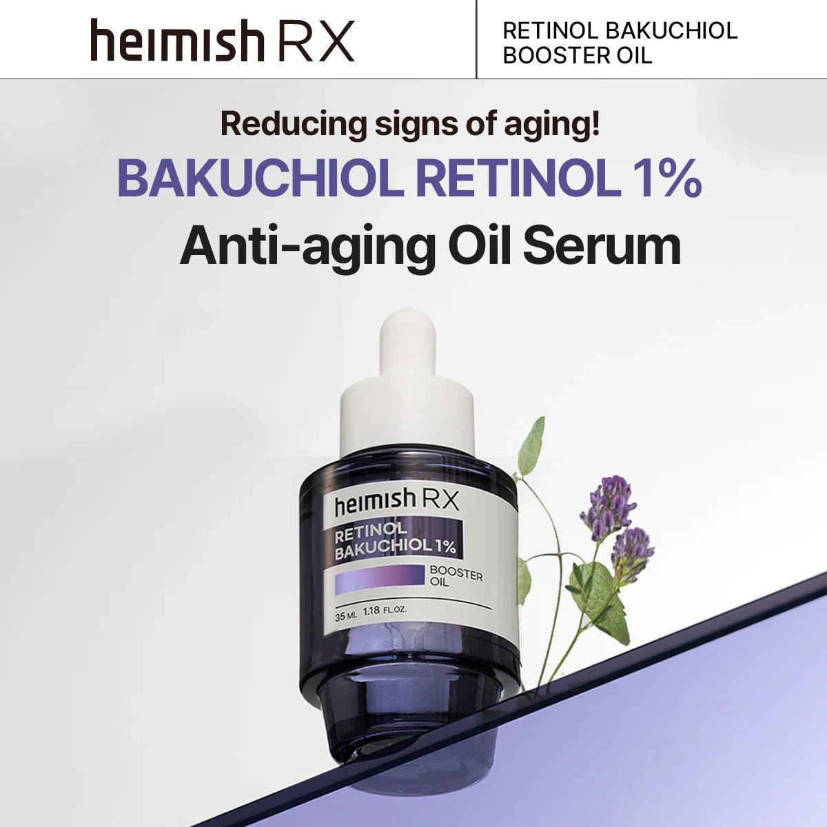 Heimish rx retinol bakuchiol booster oil 35ml - KBOX