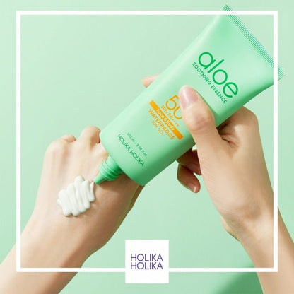 Holika Holika Aloe Waterproof Sun Cream SPF50+ PA++++ - KBOX