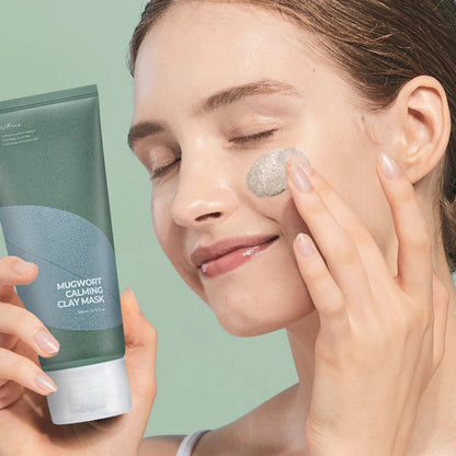 ISNTREE mugwort calming clay mask 100ml - KBOX