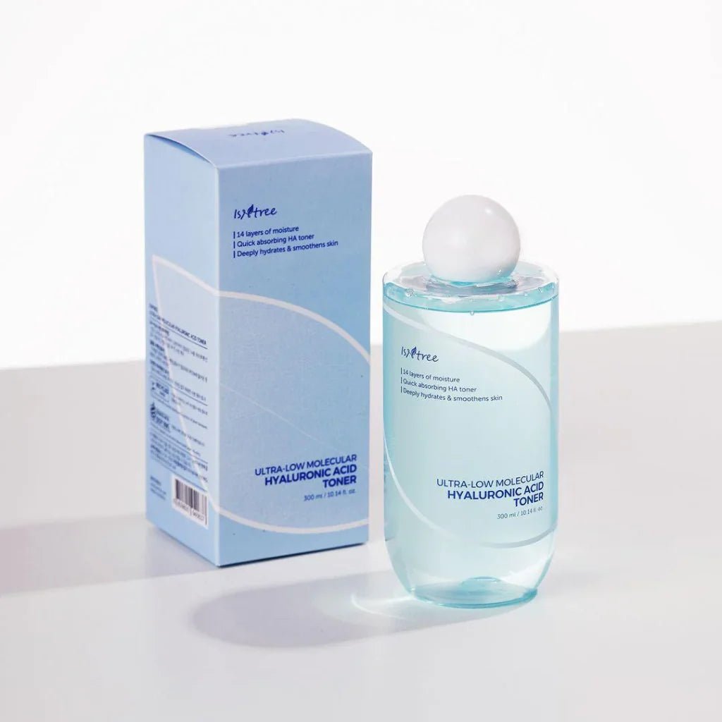 ISNTREE ultra - low molecular hyaluronic acid toner 300ml - KBOX